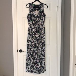 Banana Republic Patterned Goddess Maxi Dress